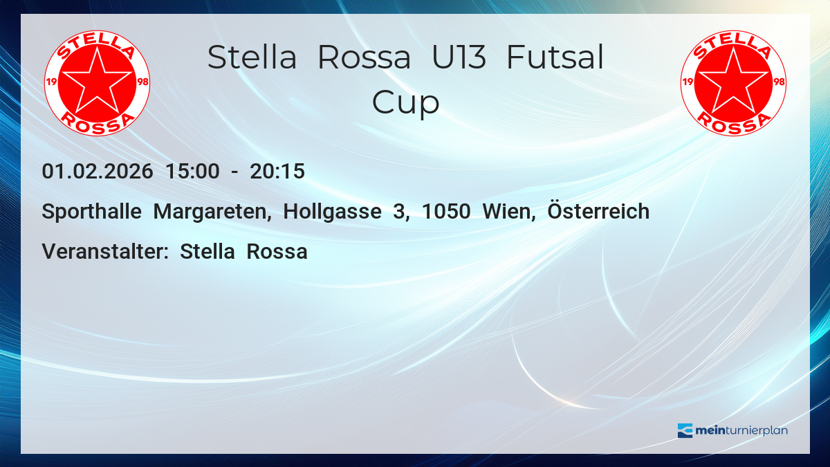 Stella Rossa U13 Futsal Cup – MeinTurnierplan.de