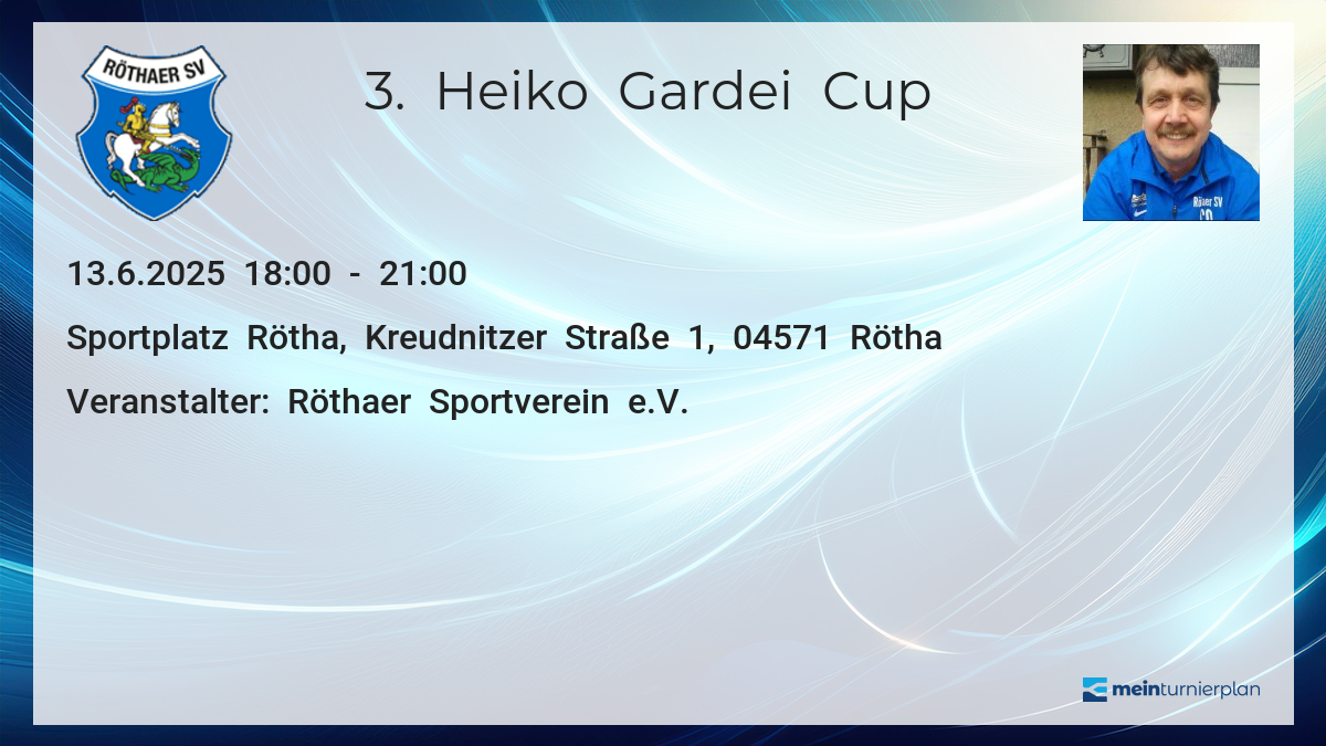 2. Heiko Gardei Cup &ndash; MeinTurnierplan.de - 1